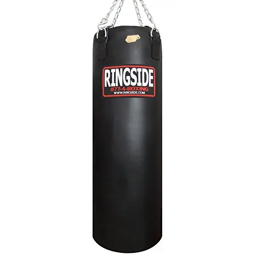 Ringside 100-pound heavy punching bag with chain and swivel
