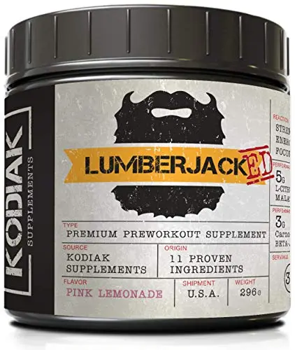 Kodiak Supplements LUMBERJACKED pre-workout for strength and energy