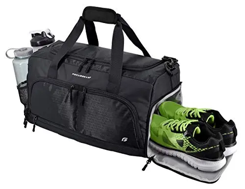 Ultimate Gym Bag 2.0 black duffel with multiple compartments