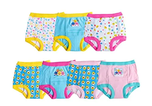 Baby Shark character training pants with success tracking chart and stickers