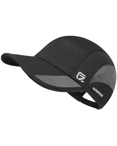 GADIEMKENSD outdoor running cap with quick-dry fabric and mesh panels