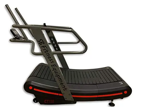 SB Fitness CT700 curved treadmill with digital display and commercial build