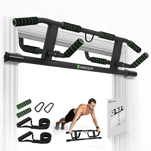 KAKICLAY multi-grip pull-up bar with ergonomic handles