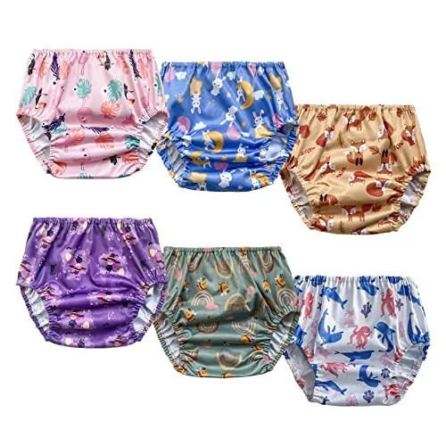 BISENKID waterproof plastic underwear covers for potty training