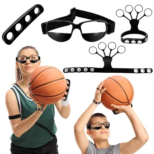 DEEKIN basketball shooting aid with straps and goggles