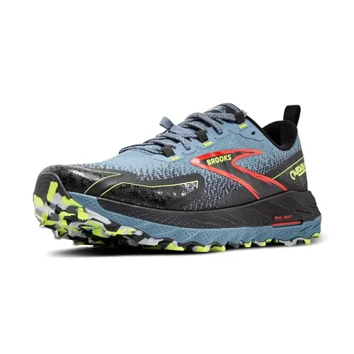 Brooks Cascadia 18 mountain trail running shoe with rugged sole