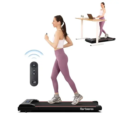 Hartwares walking pad treadmill with app control and LED display