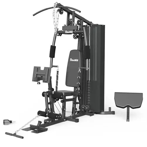 JX FITNESS home gym with weight stack and pulley system
