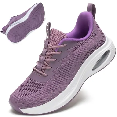 ZYEN Wide Toe Box Shoes Women in Purple, model 8811